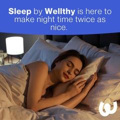 Wellthy Night Time Thermogenic capsules closeup emphasizing natural ingredients for nightly support