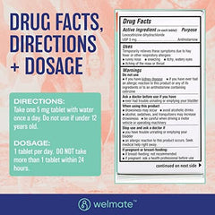 WELMATE daily-dose reminder scene suggests once-daily use for all-day comfort.