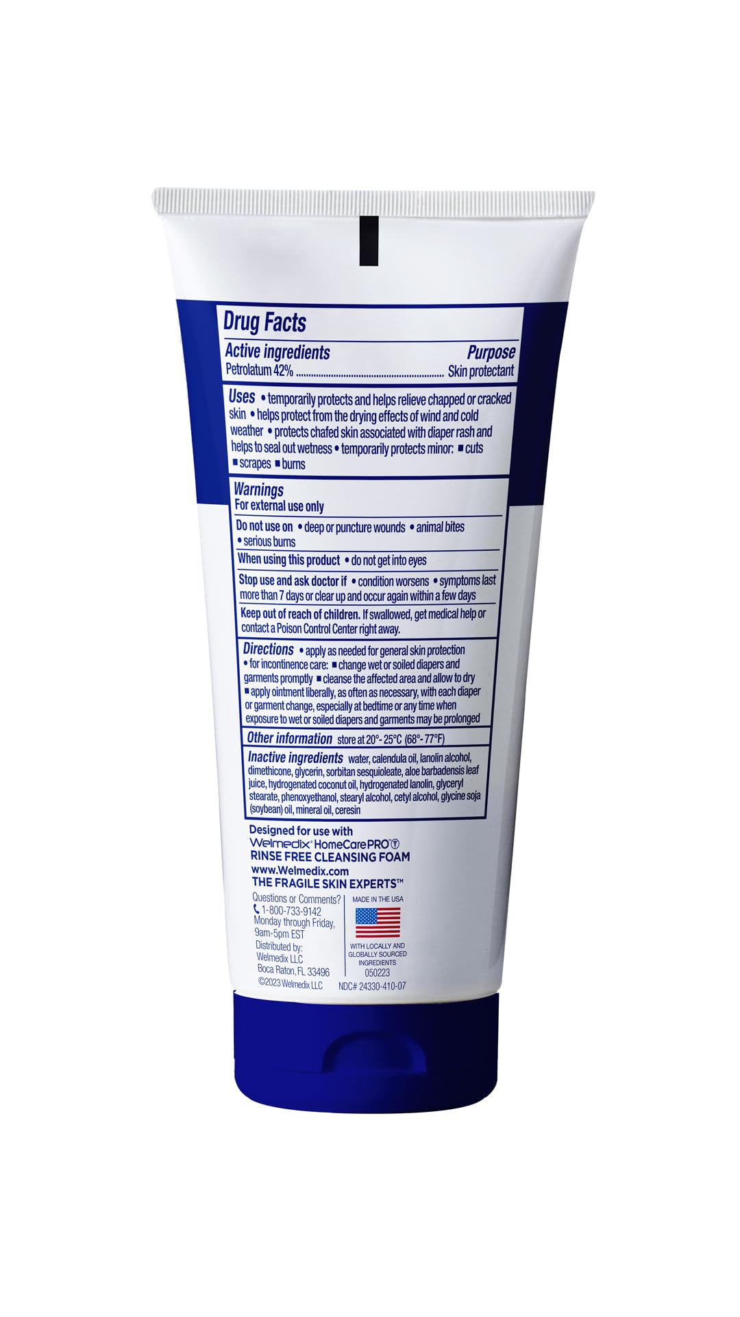 Welmedix Fragile Skin Ointment forms a protective barrier