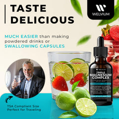 Welvium dropper dispensing drops for easy at-home daily supplementation.