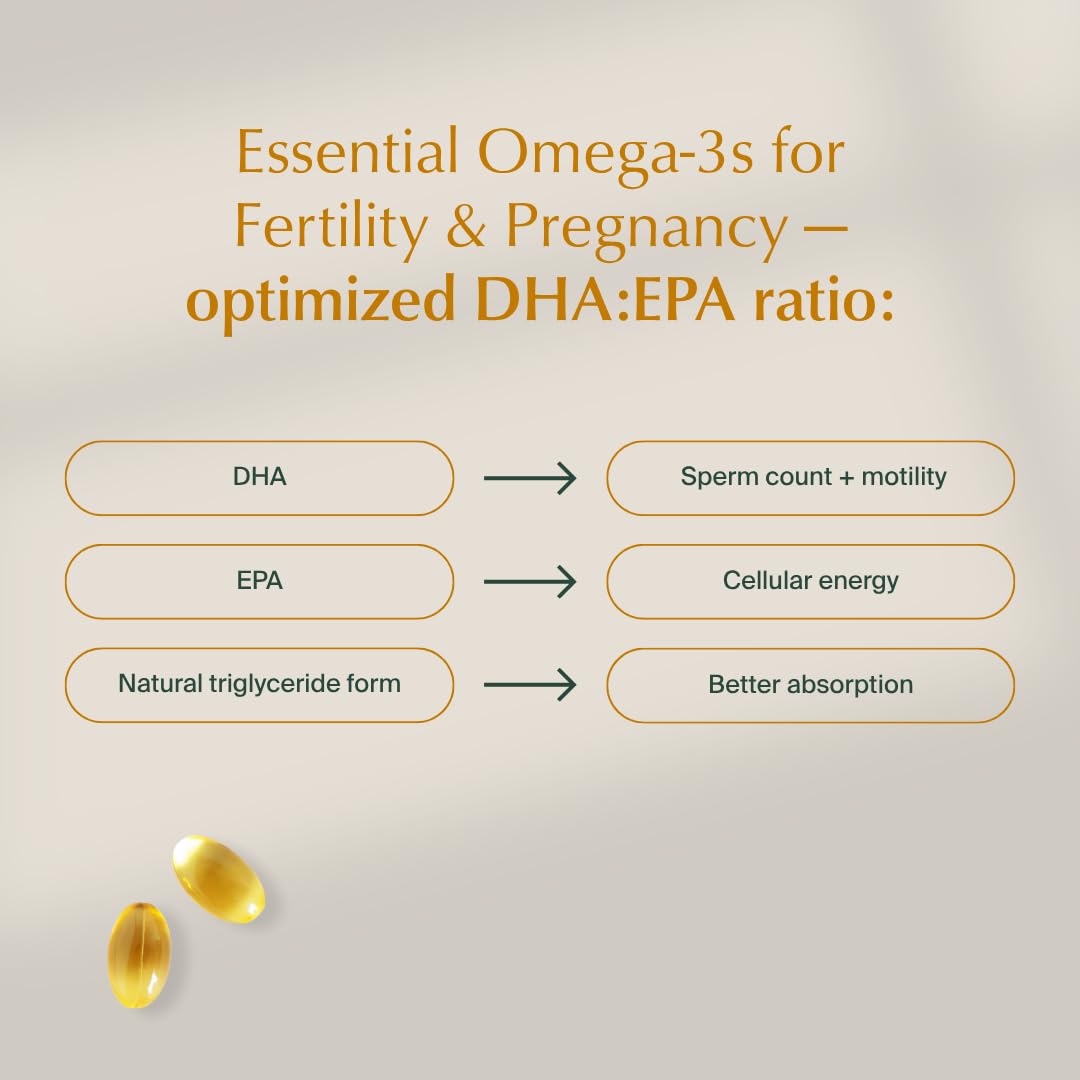 WeNatal Omega DHA+ label on bottle highlighting purity and sourcing