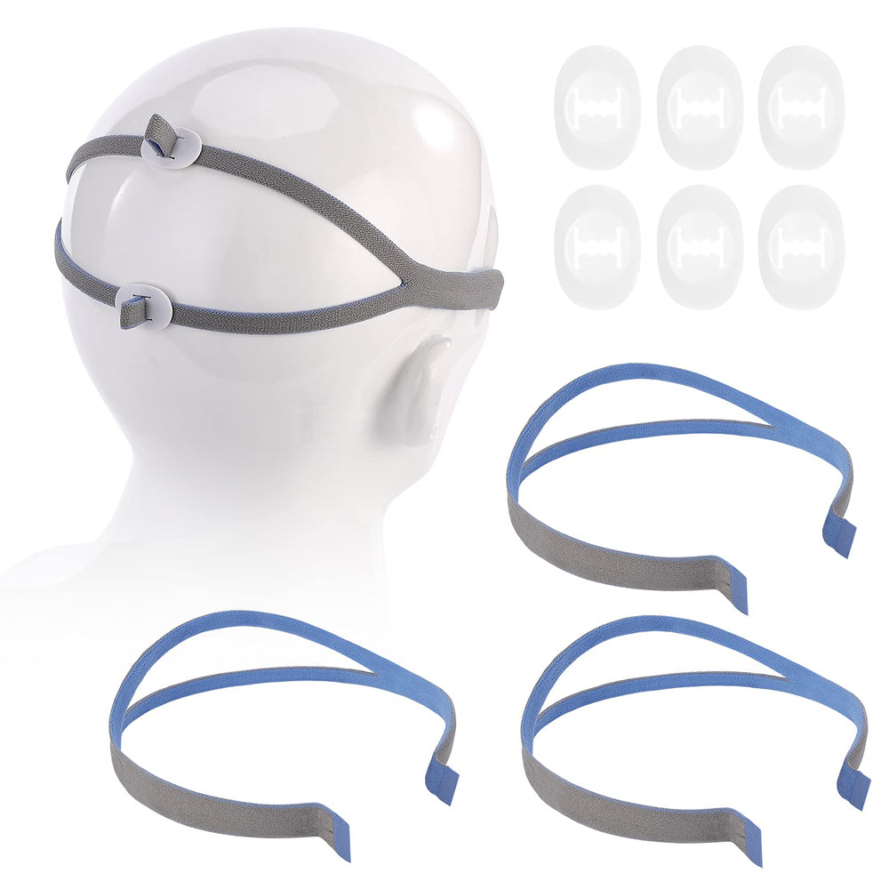 Wendycare AirFit P10 headgear replacement showing secure fit and durable materials