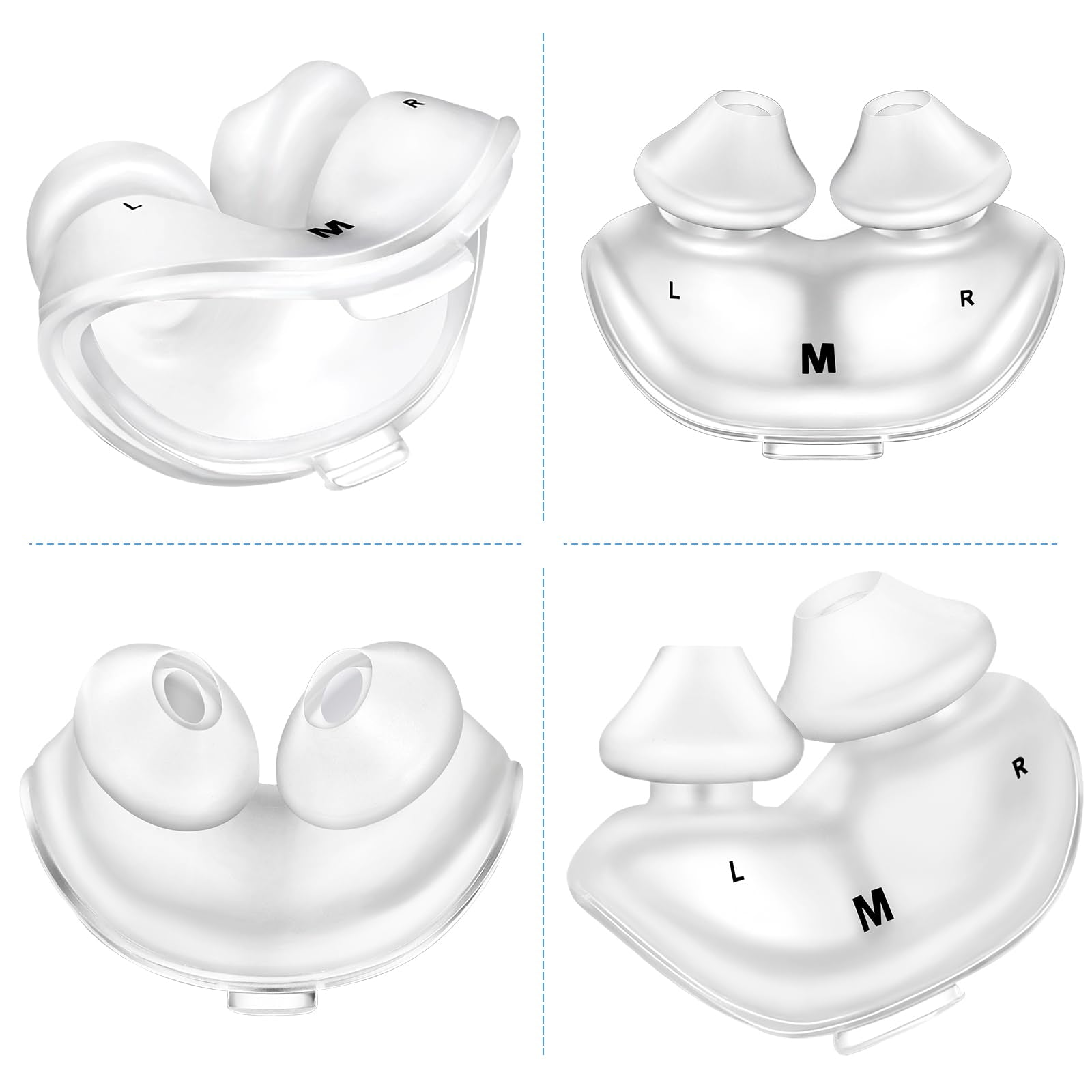 Wendycare nasal pillow cushion closeup with soft surface for gentle contact