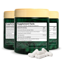 WepBio NAD supplement bottle for liposomal nicotinamide riboside, supporting daily energy.