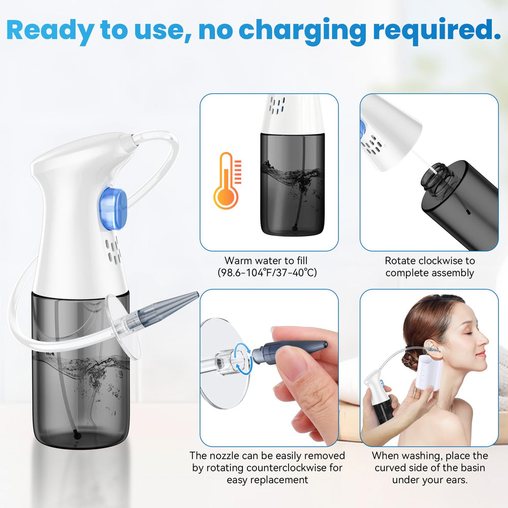 WEUANY soft silicone replacement nozzles promote hygiene for families.
