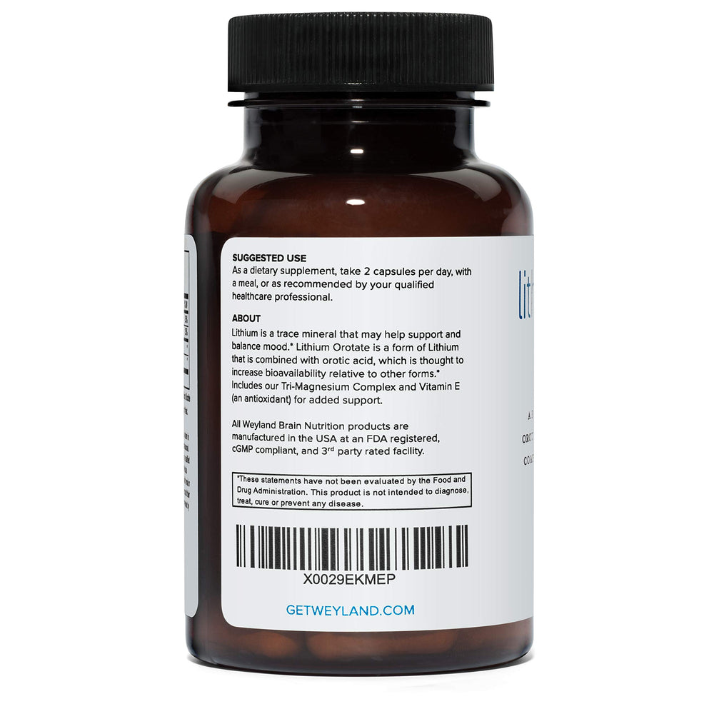 Weyland Vitamin E capsules on the bottle for daily wellness use.