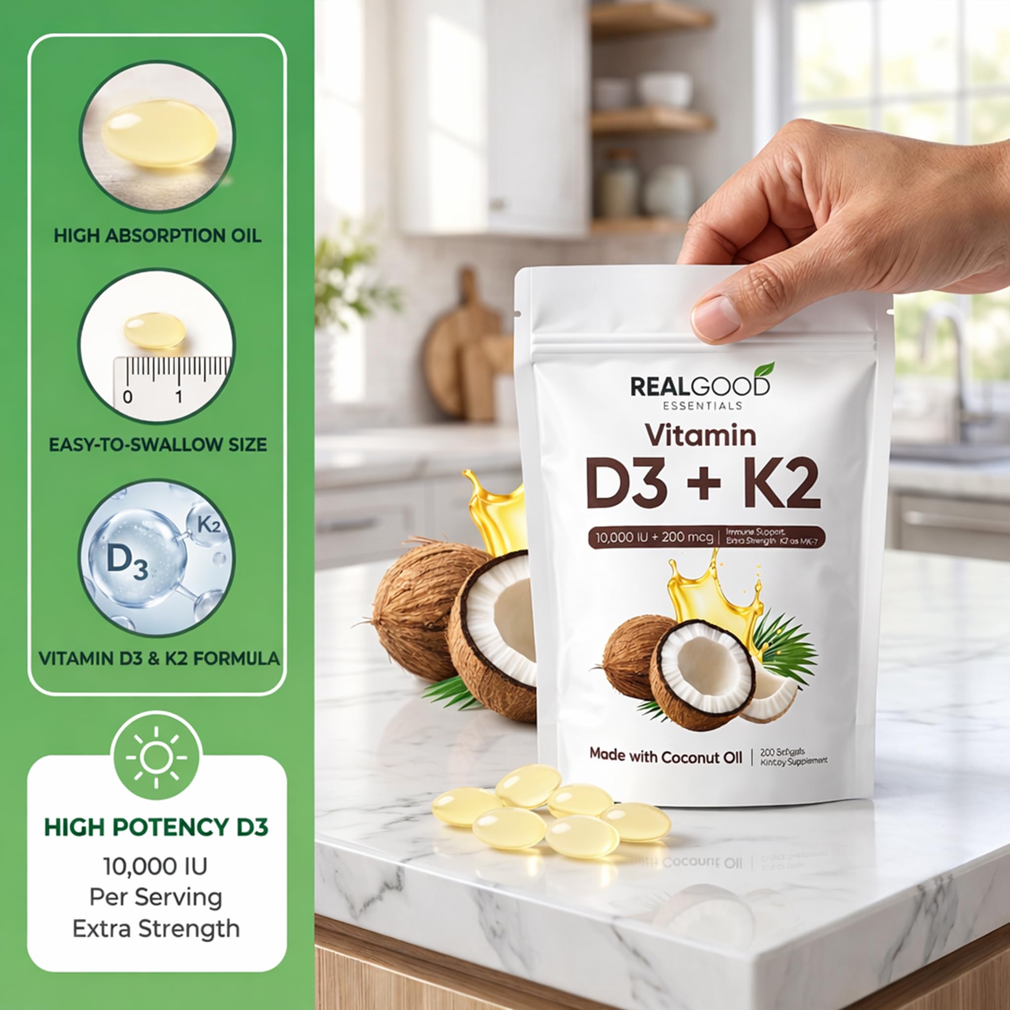 WGYPEU Real Good Essentials Bone and immune support from D3K2