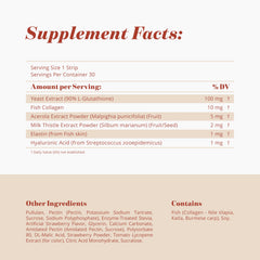 What the Glass Skin Glutathione Strip offers fast-absorption formulation.