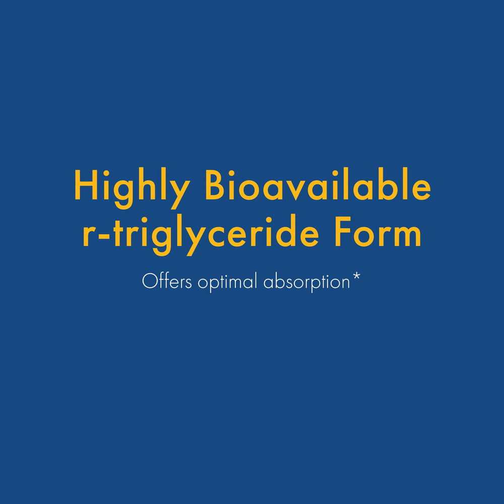 WHC UnoCardio 1000 sustainably sourced fish oil icon on packaging.