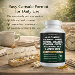 WHDEOW ArthroNaturals easy daily routine capsule for busy mornings