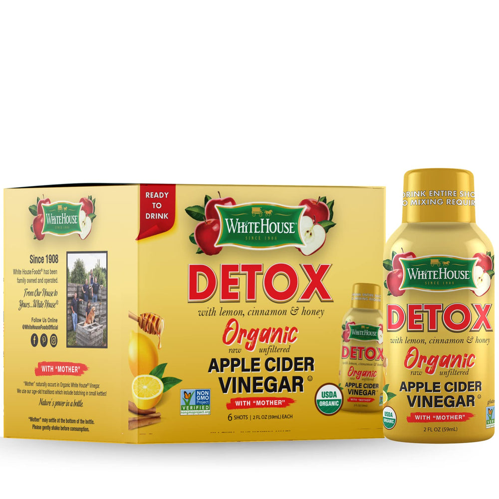White House Detox shot pack of 24 for convenient daily use