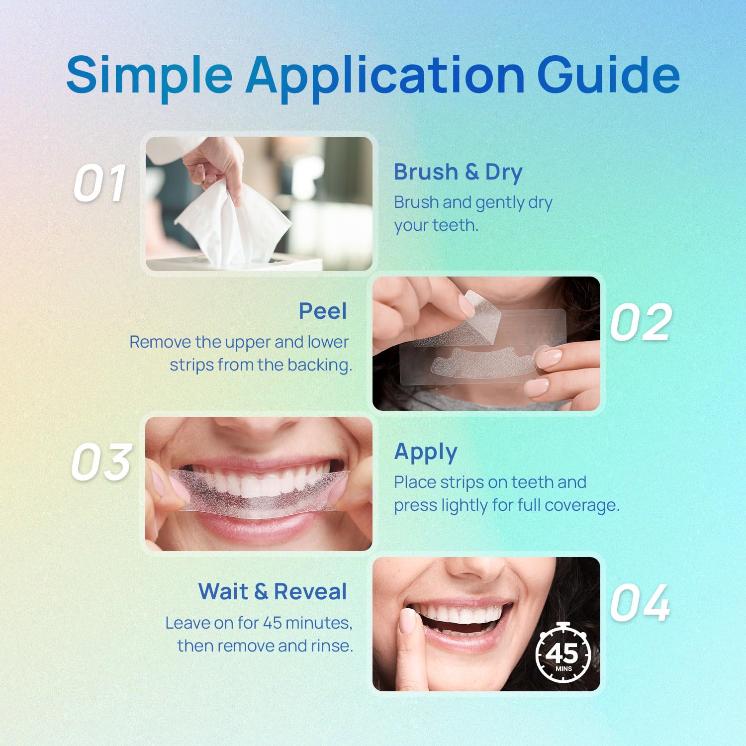 Whitebite Pro sensitive-teeth friendly formula with potassium nitrate supports comfortable daily whitening.