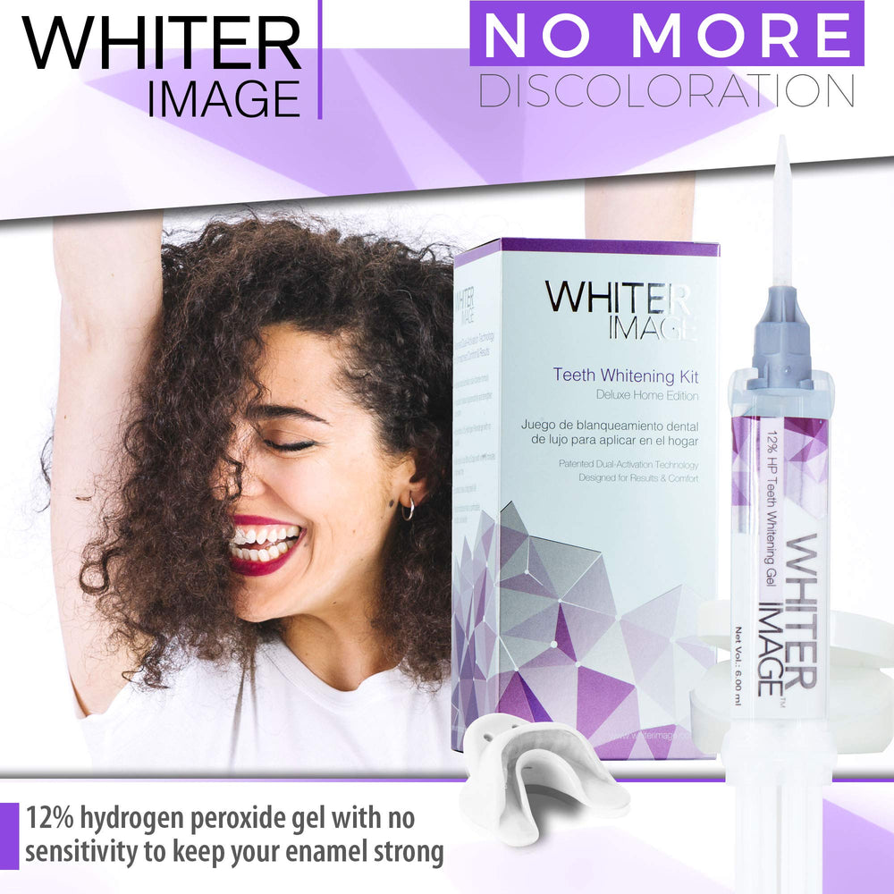 Whiter Image Deluxe formula dissolves plaque-causing bacteria for healthier teeth.