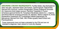 Whole Family Arginine Cream packaging front highlighting unscented option.