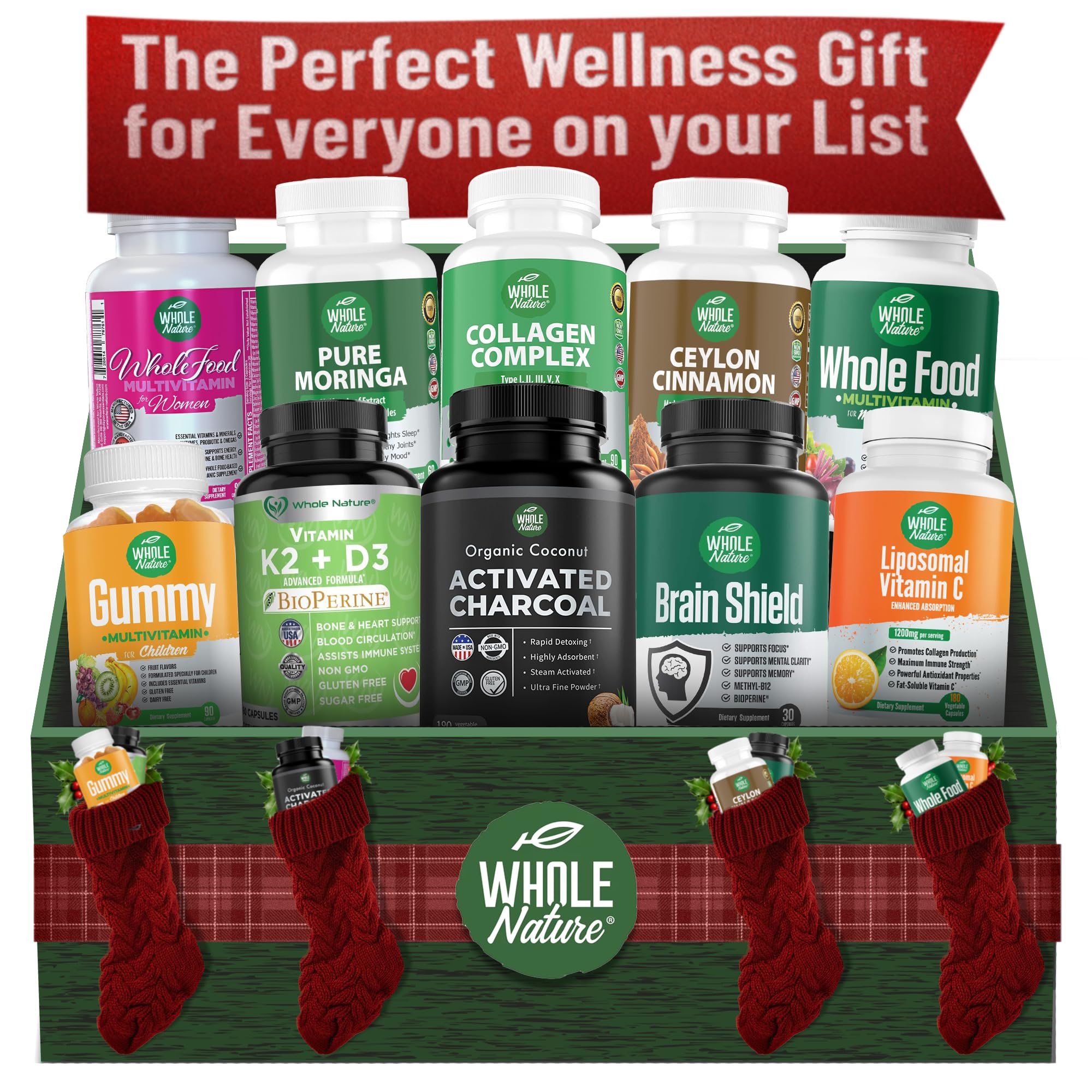 Whole Nature Women's Multi label highlights vegan non GMO ingredients for balanced nutrition.