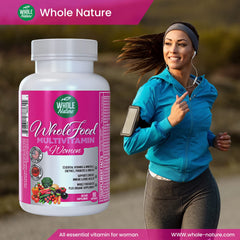 Whole Nature Women's Multi packaging bathed in natural light on a counter.