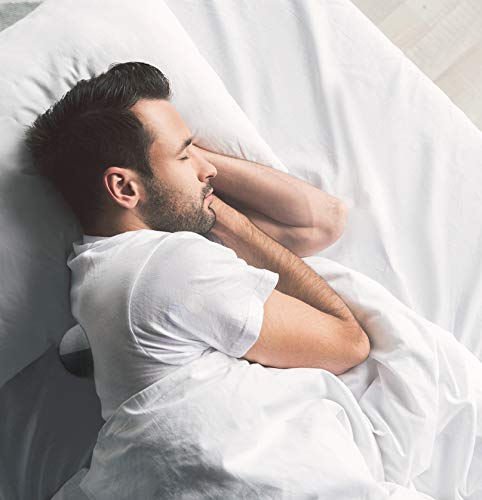 Whole Nights side-sleeper-position-demo shows natural alignment and comfort.