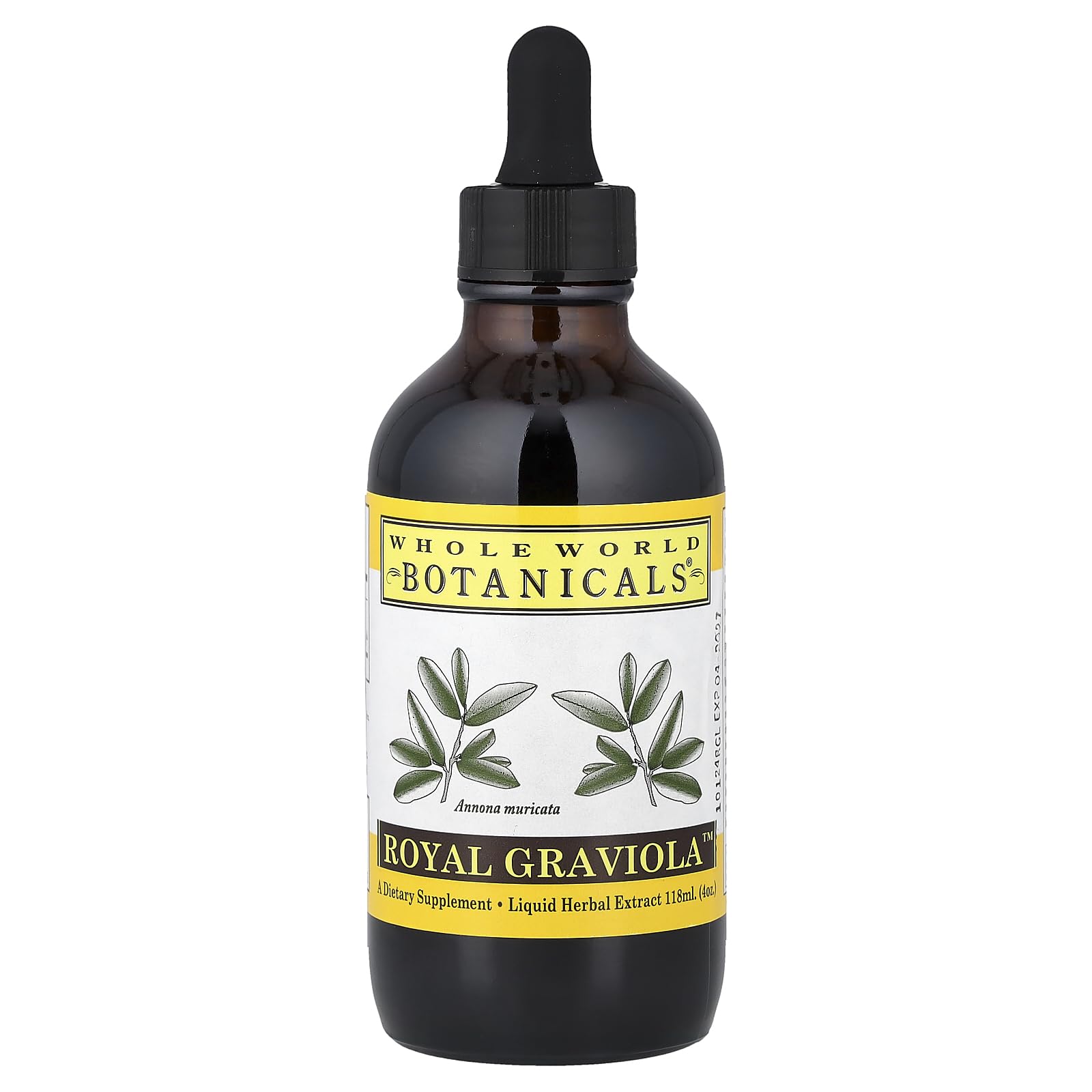 Whole World Botanicals Graviola liquid extract bottle for daily wellness support