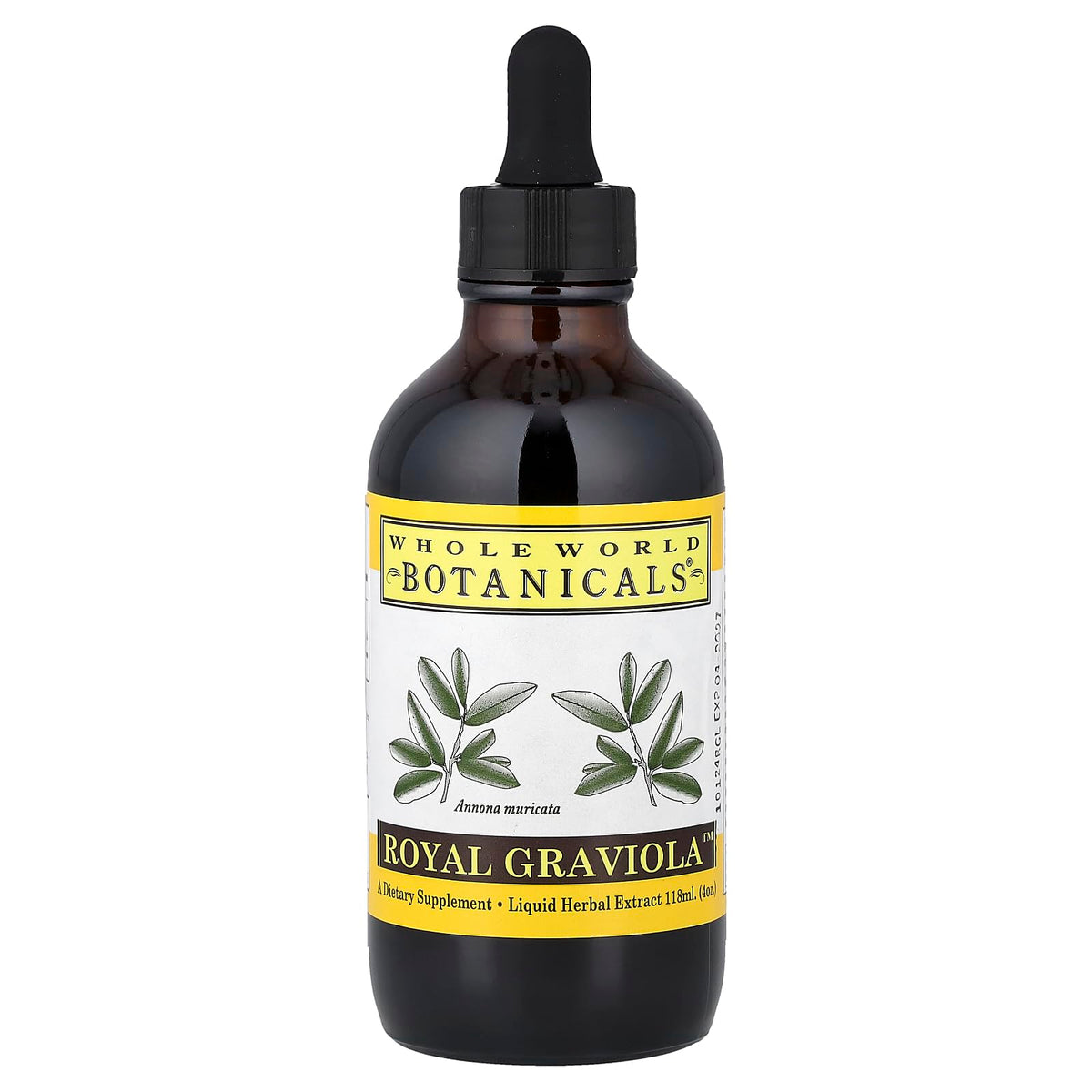 Whole World Botanicals Graviola liquid extract bottle for daily wellness support