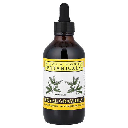 Whole World Botanicals Graviola liquid extract bottle for daily wellness support