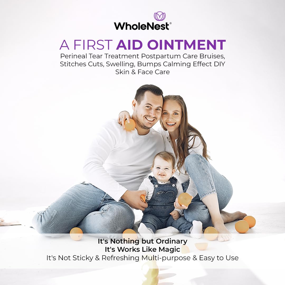 WholeNest Balm and Spray duo shown for daily postpartum care.