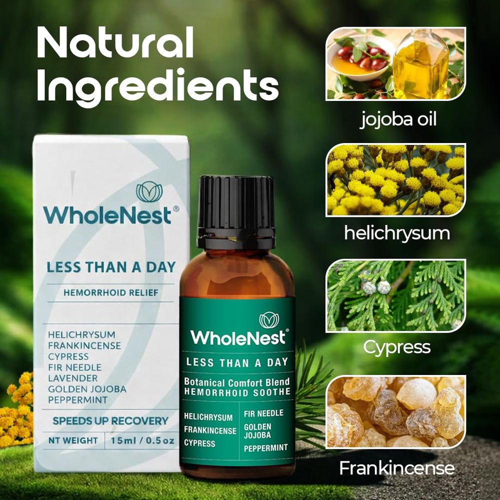WholeNest lightweight oil applies smoothly with no sticky residue.