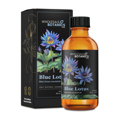 Wholesale Botanics Blue Lotus essential oil bottle for aromatherapy and mood enhancement