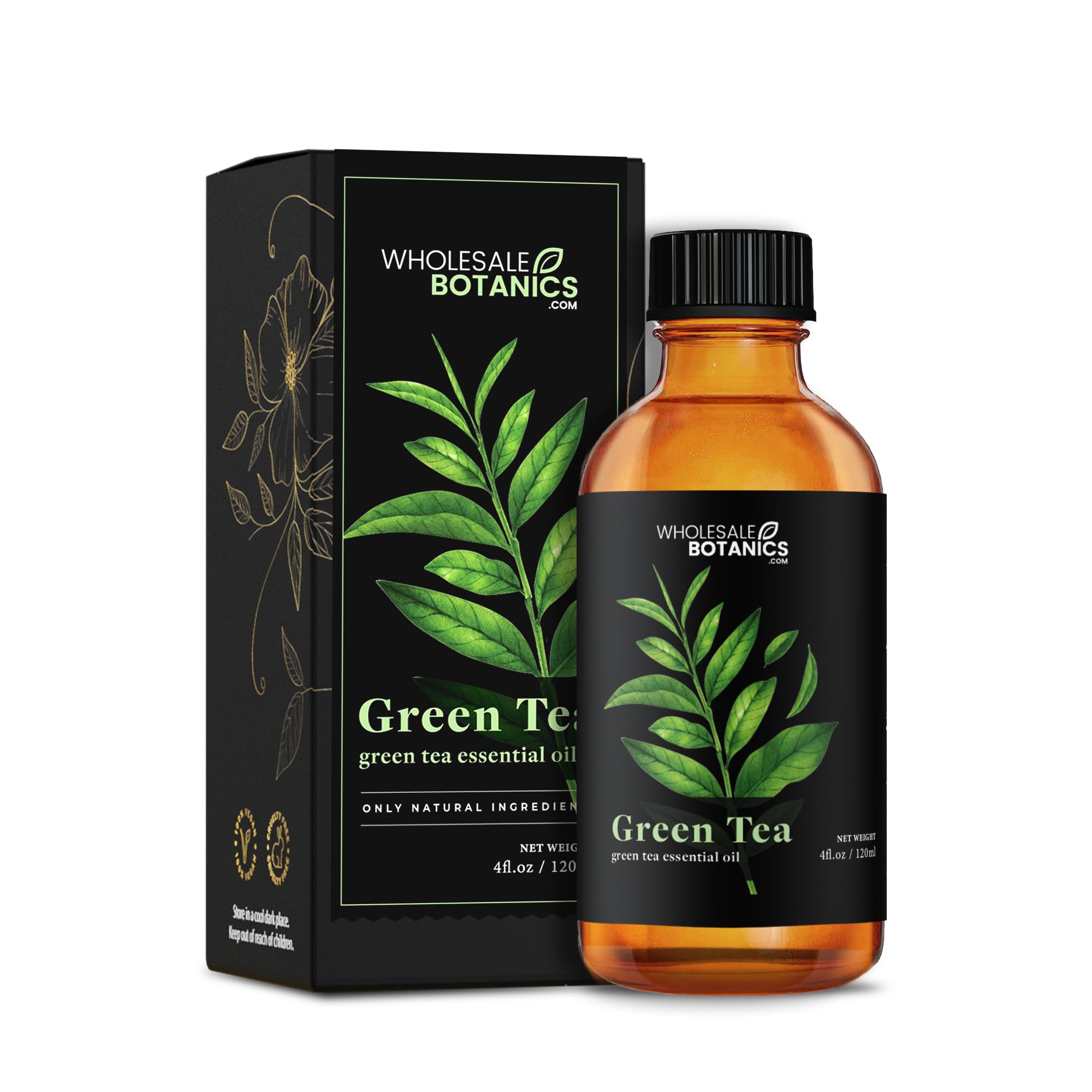 Wholesale Botanics Green Tea Essential Oil bottle for aromatherapy and DIY beauty projects