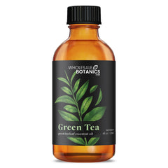 Wholesale Botanics Green Tea Essential Oil in a diffuser creating a calming ambiance