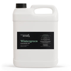 Wholesale Botanics Wintergreen essential oil label closeup signals purity and care.