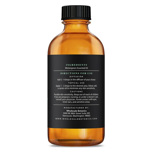 Wholesale Botanics Wintergreen oil diffuser scene highlighting pure, undiluted quality