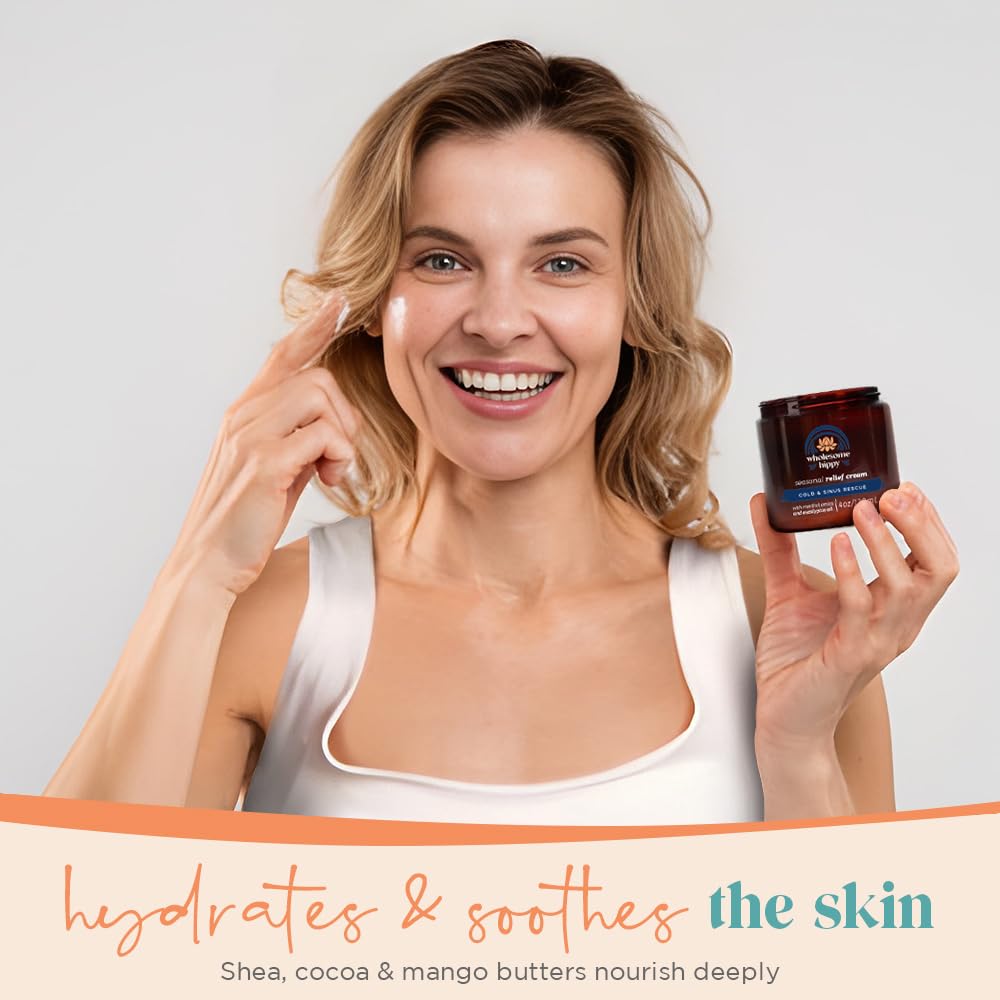 Wholesome Hippy nourishing botanical blend with shea, cocoa, and mango butters
