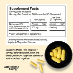 Wholesome Story barberry extract Berberine ingredient highlights plant-based sourcing