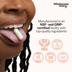 Wholesome Story Clean Label Project certification badge for quality.