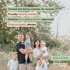 Wholesome Story DIM SGS packaging front conveys clean label and 60-day supply.