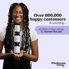 Wholesome Story Vitex capsules close-up highlighting the vegan plant-based capsule
