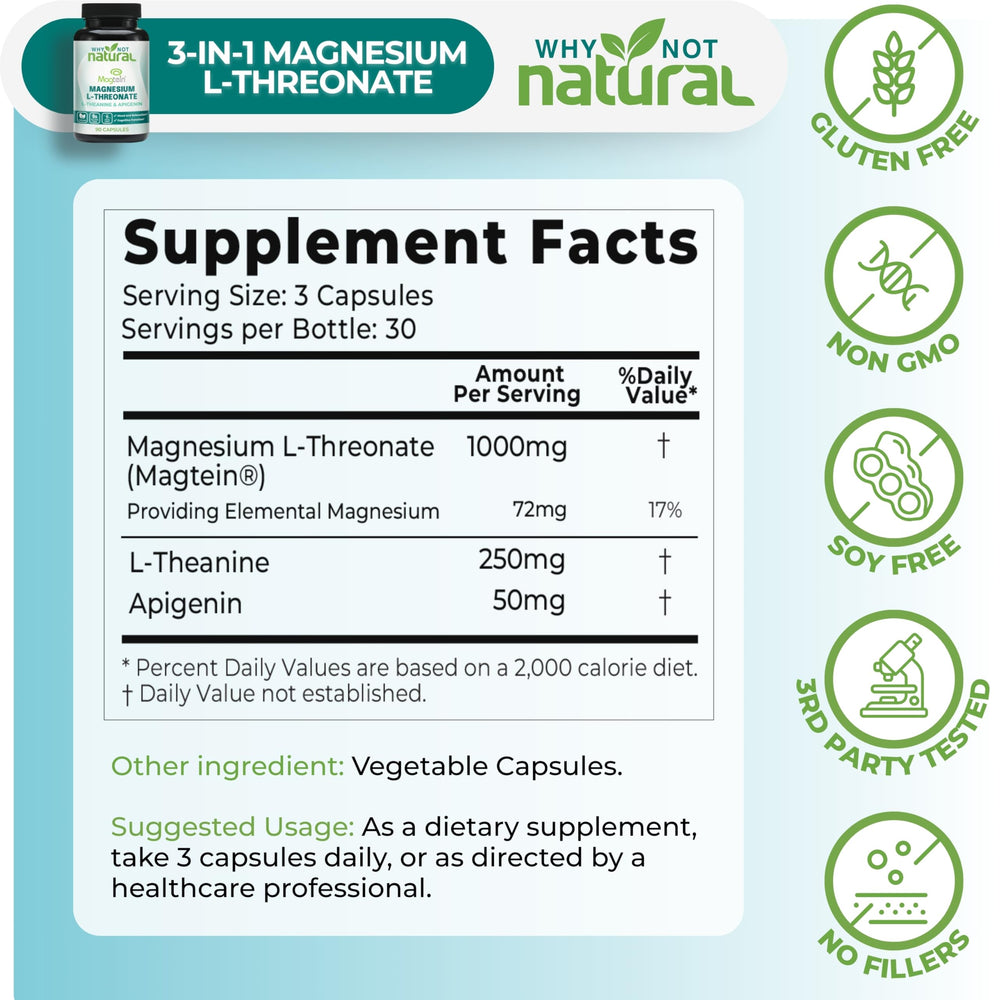 Why Not Natural bottle emphasizes USA facility quality control context