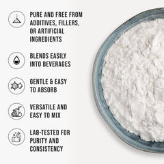 WHYZ L-Carnitine Tartrate Powder measuring scoop enables flexible standalone or stack use.