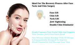 Widvih silicone chin strap front view with stitch-free design that avoids facial marks.