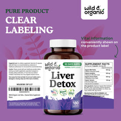 Wild & Organic 90-day supply label visible on bottle for long-term use.