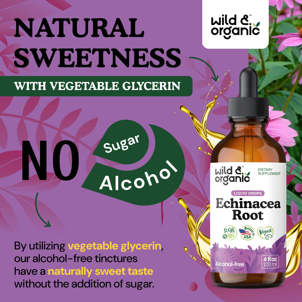 Vegan symbol on Wild & Organic packaging signaling plant-based formulation.