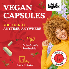 Vegan coating detail on the capsules showing plant-based shell