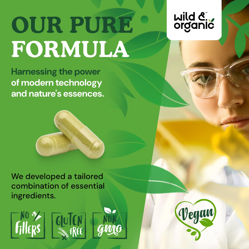 Angelica root note among Wild & Organic Lung Cleanse botanicals.