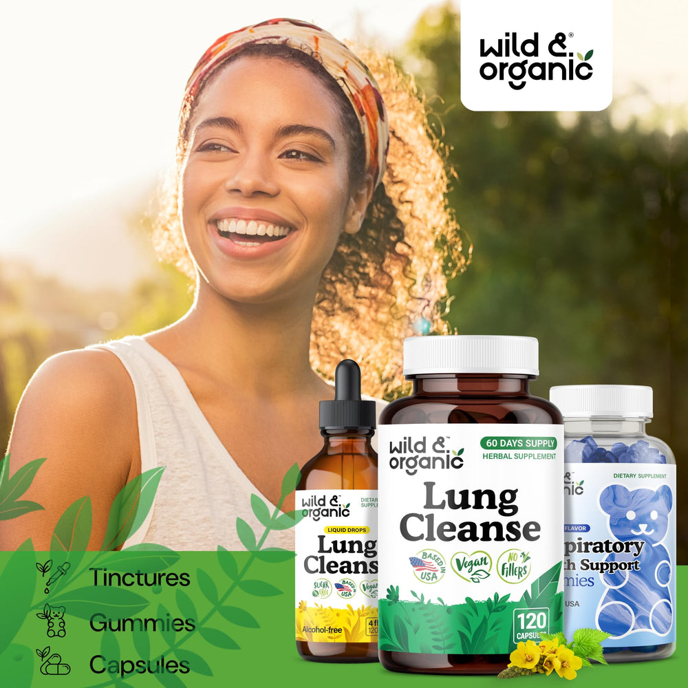 Korean Panax Ginseng powder detail in Wild & Organic Lung Cleanse.