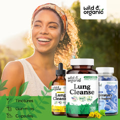 Korean Panax Ginseng powder detail in Wild & Organic Lung Cleanse.