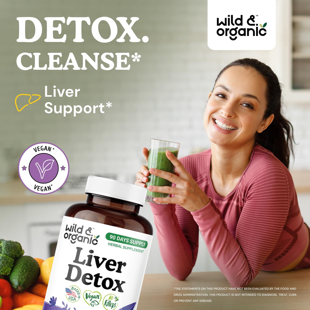 Wild & Organic Milk Thistle capsules gleam, highlighting natural plant-based extraction.