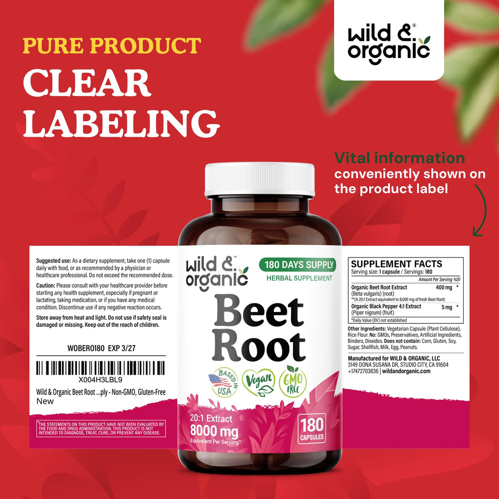 Wild & Organic sustainable packaging communicates eco-friendly supplementation.