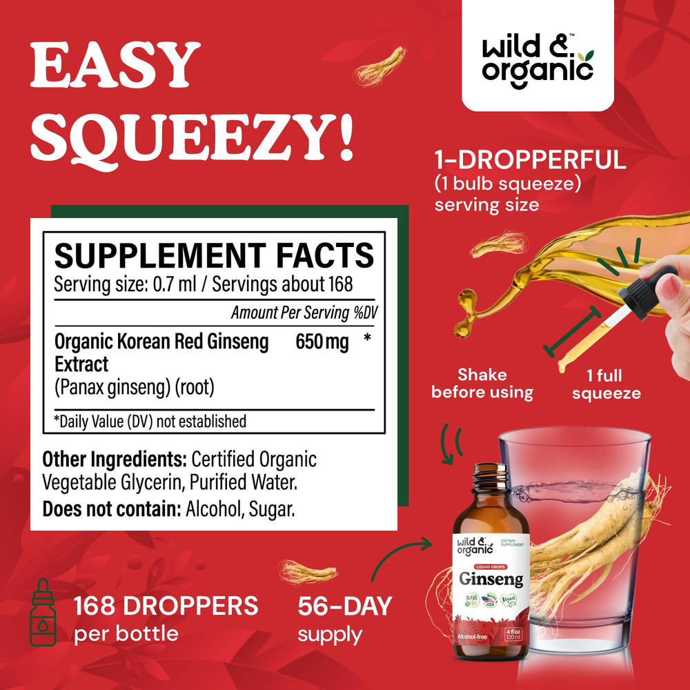 Wild & Organic red ginseng root close-up highlighting natural root source