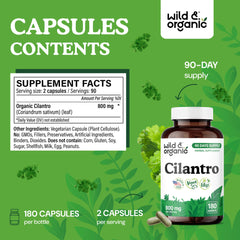 Wild & Organic vegan capsule coating close-up showing plant-based formula