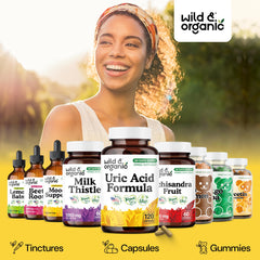Wild & Organic vegan capsule shell emphasizing plant-based design